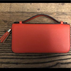 Unique Orange Indego Wallet NWOT